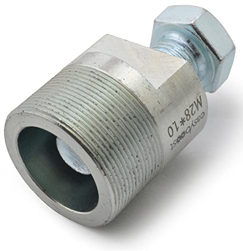 Easyboost Estrattore Volano Magnetico M28 x 1 per Piaggio 125 150 180 200cc 2T e 4T Vespa PX PK Aprilia Gilera Runner MP3 X7 X8 X9 Fly Liberty Typhoon Skipper Attrezzo Accensioni Magnetico 28x1