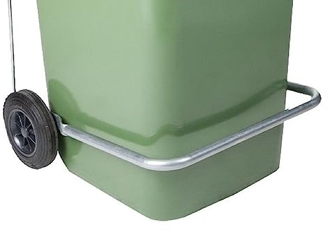 La zappa Pedale con aste in metallo zincato per bidoni di immondizia (Bidone 240 lt)