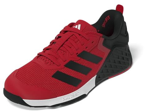 adidas Women's Dropset 3 Training Shoes, Pure Ruby/Black/White, 12 Wide Women/11 Wide Men