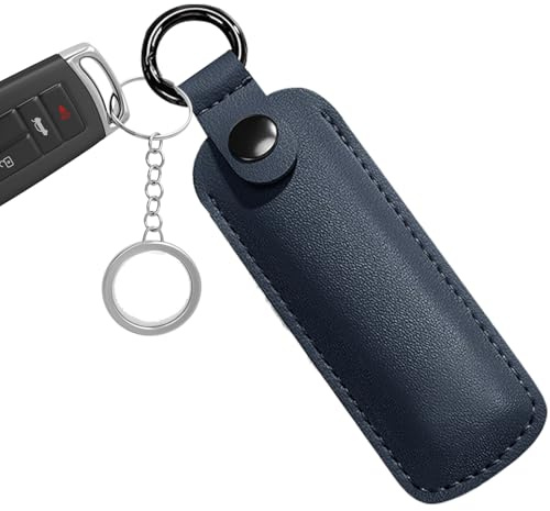 Petit étui de Protection en Cuir pour clé USB, étui de Rangement en Cuir, étui de Protection, Petit, utilisations Multiples avec Porte-clés pour clé USB, propriétaires de Voiture