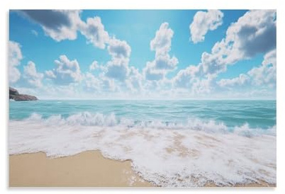 HLXZMCVBT Paisaje Grandes Cuadros Decoracion Salon Modernos, Vista al mar Lienzos Decorativos Pared Dormitorios, Mural Impermeable, Wall Art Comedor Oficina Pasillo Baño 16x24inch(40x60cm)