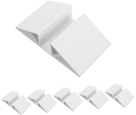 YARNOW 6 Pezzi Accessori Rinforzo per Cancelletti e Animali Inserti Incasso Triangolari Resistenti per Sicurezza Facili da Installare e Anti-
