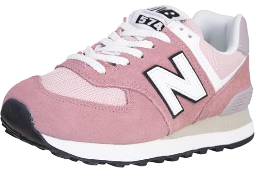New Balance 574 Sneaker Trainer Schuhe (Rose/Pink, EU Schuhgrößensystem, Erwachsene, Damen, Numerisch, M, 38)