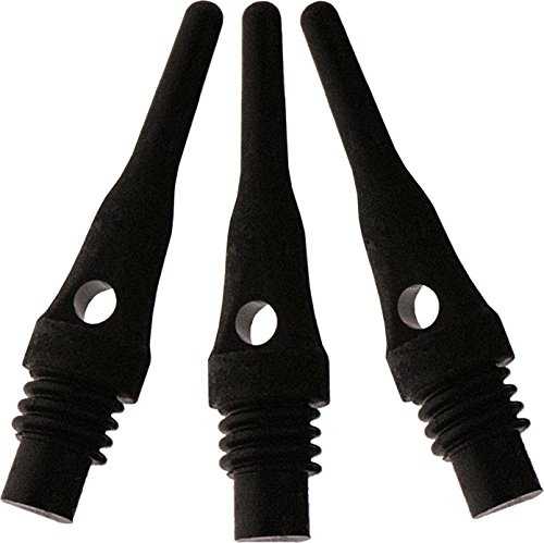 Viper by GLD Products 2BA Tufflex Tips S.S. Super Short Soft Tip Dart Points, Black, 100 Pack