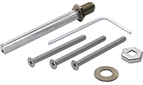 HOPPE Schnellstift und Schrauben - Montageset für Türknauf und Türklinke PZ 72, Türstärke 87-92mm, Stahl verzinkt