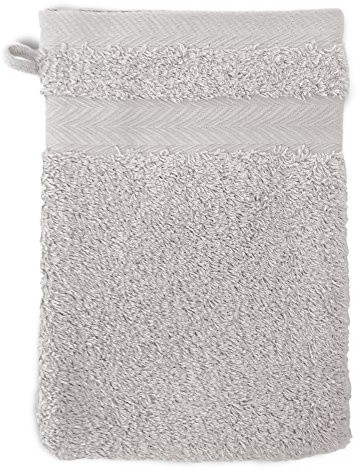 Royal Cresent himmelsblå tvättvant/flanell 16 x 21 cm 650 g/m2 platina grå