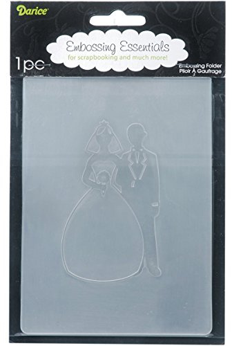 Darice Embossing Folder 4.25X5.75, Bride & Groom