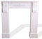 Rebecca Mobili dekorative Kaminkonsole, Klassische Kaminumrandung Shabby, Weiß, für Wohnzimmer Schlafzimmer, Wohnaccessoire – Maße: 92 x 93 x 22,5 cm (HxLxB) – Art. RE4283