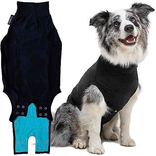 Suitical Recovery Suit Hund, S+, Schwarz