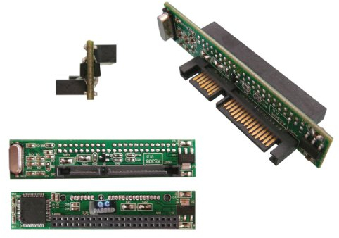 KALEA-INFORMATIQUE Konverter Adapter zur Montage Einer Notebook-Festplatte IDE 44 pin 2.5 an einem SATA 2.5 Anschluss.