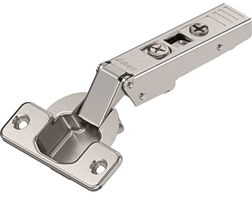 Blum Tip-On 120° Unsprung Clip Top Hinge - 0mm Overlay, Modern, Metal, Nickel-Plated