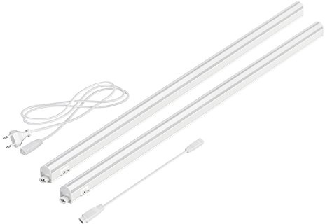 Parlat Apparecchi LED sottopensile Rigel, ciascuno 87,3 cm, cavo 40 cm, ciascuno 1002lm, bianco caldo, set di 2