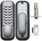 Briton 9160 Push Button Mechanical Digital Lock c/w HO Option (SV and PB Finishes), Silver