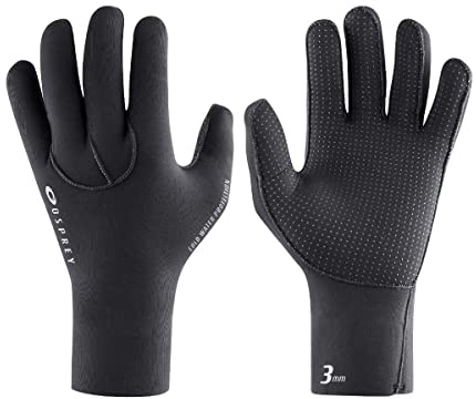 Osprey Wetsuit Gloves, 3 mm Neoprene Surfing Diving Watersport Gloves