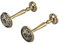 1 Paar Vorhanghalter/Raffhalter, Messing antik oder Satin-Chrom messing antik-optik