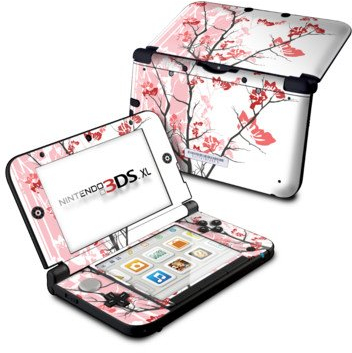 Skins4u Schutzfolie Skin kompatibel mit Nintendo 3DS, 3DS XL, New 3DS XL, Vinyl Aufkleber, Anti Kratzer Folie, selbstklebend, Sticker Set (Tranquility Pink, Nintendo 3DS XL)