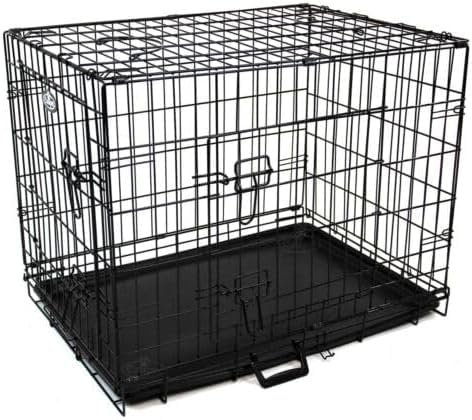 Easipet Puppy Cage for Dog, 106 x 71 x 77 cm, Black