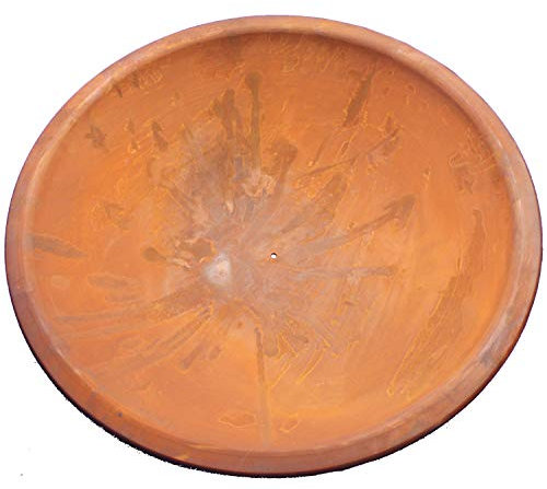 Pátina Metal Carcasa 50 cm, Cuenco Decorativo, Fuente de Metal en Rost