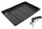 Best Price Square Grill Pan With Rack and Detachable Handle for Zanussi Oven Cooker (380 x 280mm) - Black, Stainless Steel