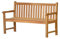 Kai Wiechmann Gartenbank Teak 2-Sitzer 110 cm Holzmöbel Garten Holzbank für Terrasse Garten Balkon unbehandelt massiv wetterfest Premium Teakbank Sitzbank