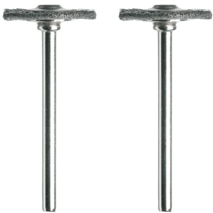Dremel 428-02 Carbon Steel Brushes (2 Pack), 3/4 Diameter