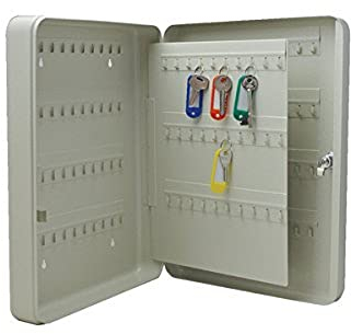 Q-Connect KF04275 Schlüsselschrank - 140 Haken, Zylinderschloss