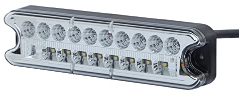 HELLA VALUEFIT Rückleuchte - LED - 12V / 24V - Anbau/geschraubt - ECE - Lichtscheibenfarbe: glasklar - Stecker: offene Kabelenden - links - Menge: 1 - 2VP 357 021-031