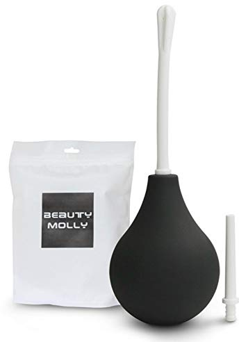 Douches for Men Women Beauty Molly Anal Douche Superior Materials Douche enemas Bulbs, 2 in 1 Set