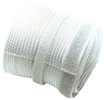 PureMounts Universeller Kabelschlauch (85mm Durchmesser, 1,80m) weiß