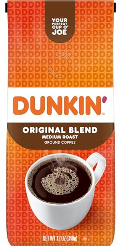 Dunkin' Original Blend Medium Roast Ground Coffee, 12 Ounce