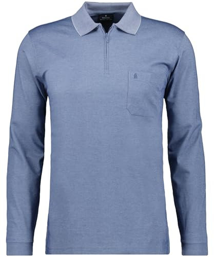 Ragman Langarm Poloshirt Softknit 3XL, Taube-073 3XL Taube-073