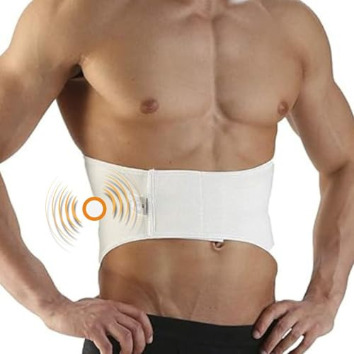 SPIKENERGY Fascia Lombare Supporto Schiena Ortopedica Elettro Magnetoterapia - h 22cm Chiusura con Feltro, Elastica, Dispositivo Medico Detraibile - Made in Italy