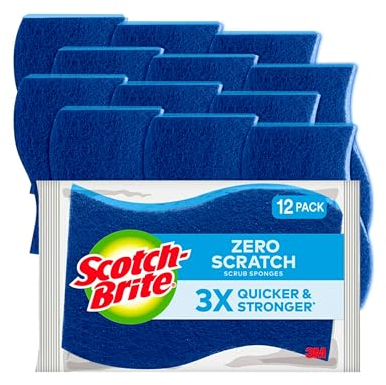 Scotch-Brite Non-Scratch Scrub Sponge, 12 Scrub Sponges