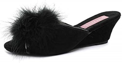 Dunlop Marilyn Slip On Mules - UK Size 4- Balck