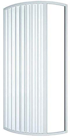 Cabina de ducha semicircular asimétrica modelo Tina Cabina PVC 70 x 90 derecha derecha derecha