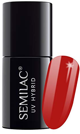 Semilac 062 Poppy Red UV Gel Polish 7ml