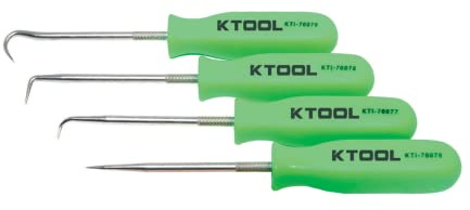 PICK SET 4 PC. NEON GREEN