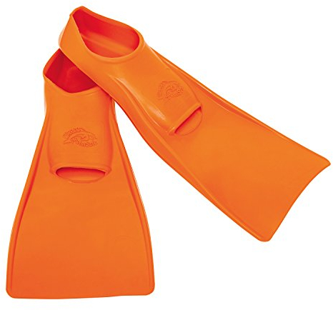 Flipper SwimSafe 1140 - Schwimmflossen für Kinder, in der Farbe Orange, Größe 30 – 33, aus Naturkautschuk, als Schwimmhilfe für unbeschwerten Schwimm- und Badespaß
