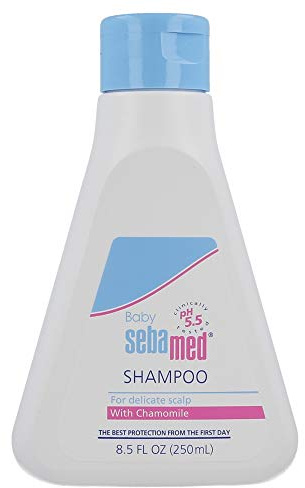 SEBAMED Children's Baby Shampoo Extra Mild Cleanser for Delicate Baby Hair and Scalp (250mL)