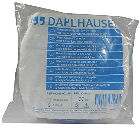 SAUERSTOFFBRILLE f.Erwachsene m.Schl.420 cm 1 Stück