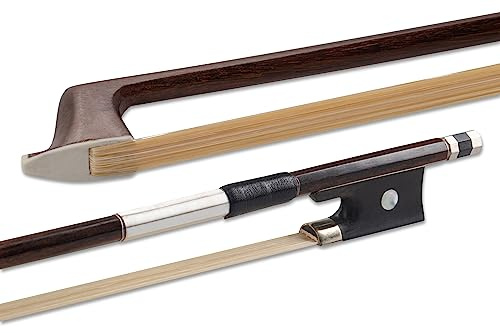 GEWA Pure Arco de violín 1/16 - Crin natural - Barra redonda - Nuez de madera dura