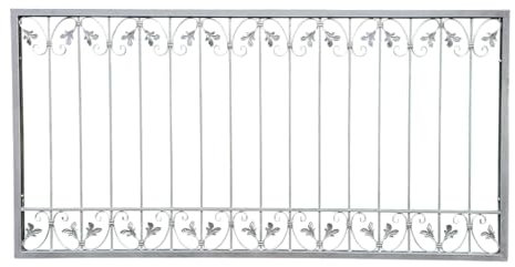 Schmiedeeisen Eisenzaun Zaun Metall Gartenzaun Zäune Monaco-Z120/200 Feuer verzinkt Zaunelement Vorgartenzaun