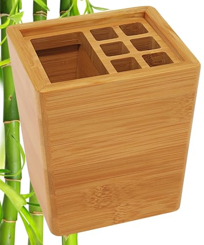 Wedo 61407 bambukoger, med flera fack, brun