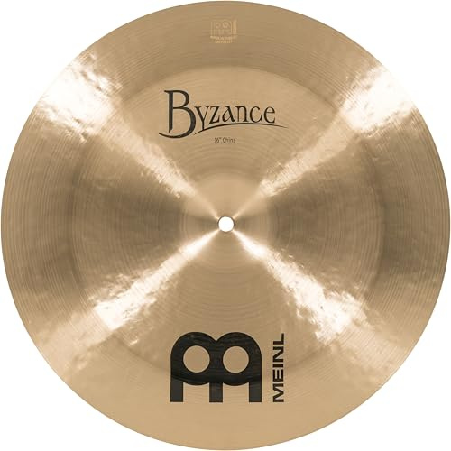 Meinl Cymbals Byzance Traditional China 16 Zoll (Video) Schlagzeug Becken (40,64cm) B20 Bronze, Traditionelles Finish (B16CH)
