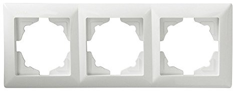 Visage 3-fach Rahmen für 3 Steckdosen Schalter Dimmer