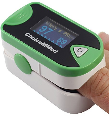 Ossimetro ad impulsi a dita [ChoiceMMed MD300C26] Per controllare il tasso di saturazione del sangue-ossigeno del paziente (SpO2) e la frequenza del polso