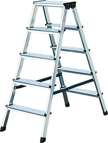 Krause – Escalera doble dopplo, 1 pieza, 2 x 5 niveles, 120342