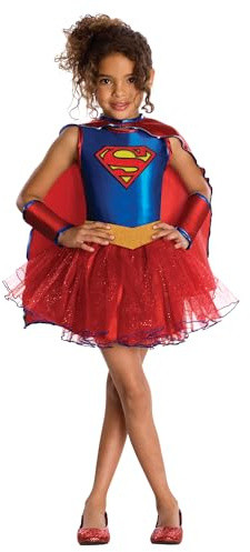 Rubies DC Comics Superheroes: Supergirl Costume Dress for Kids, Girl's Medium
