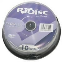 Ridisc dvd-rw, velocità 4 x, 10-cake