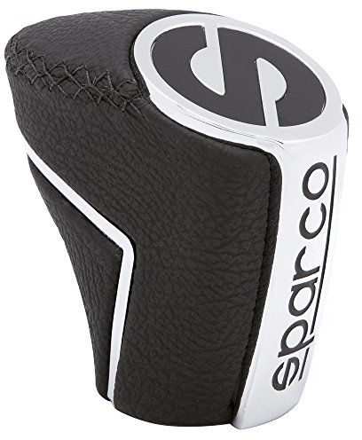 AUTOSTYLE OPC01020000 Sparco Pomello 'Classic' -Alluminio/Nero